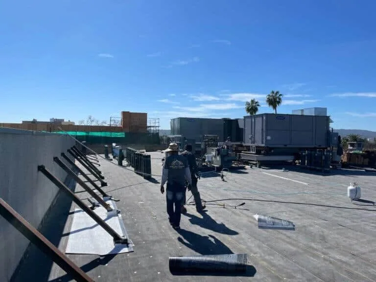 flat roof installation services in LA